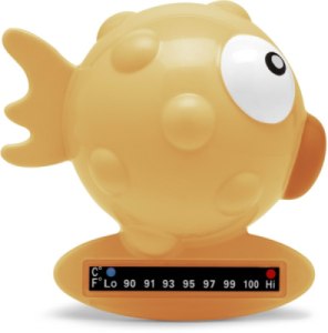 Thermomètre de Bain Poisson Orange